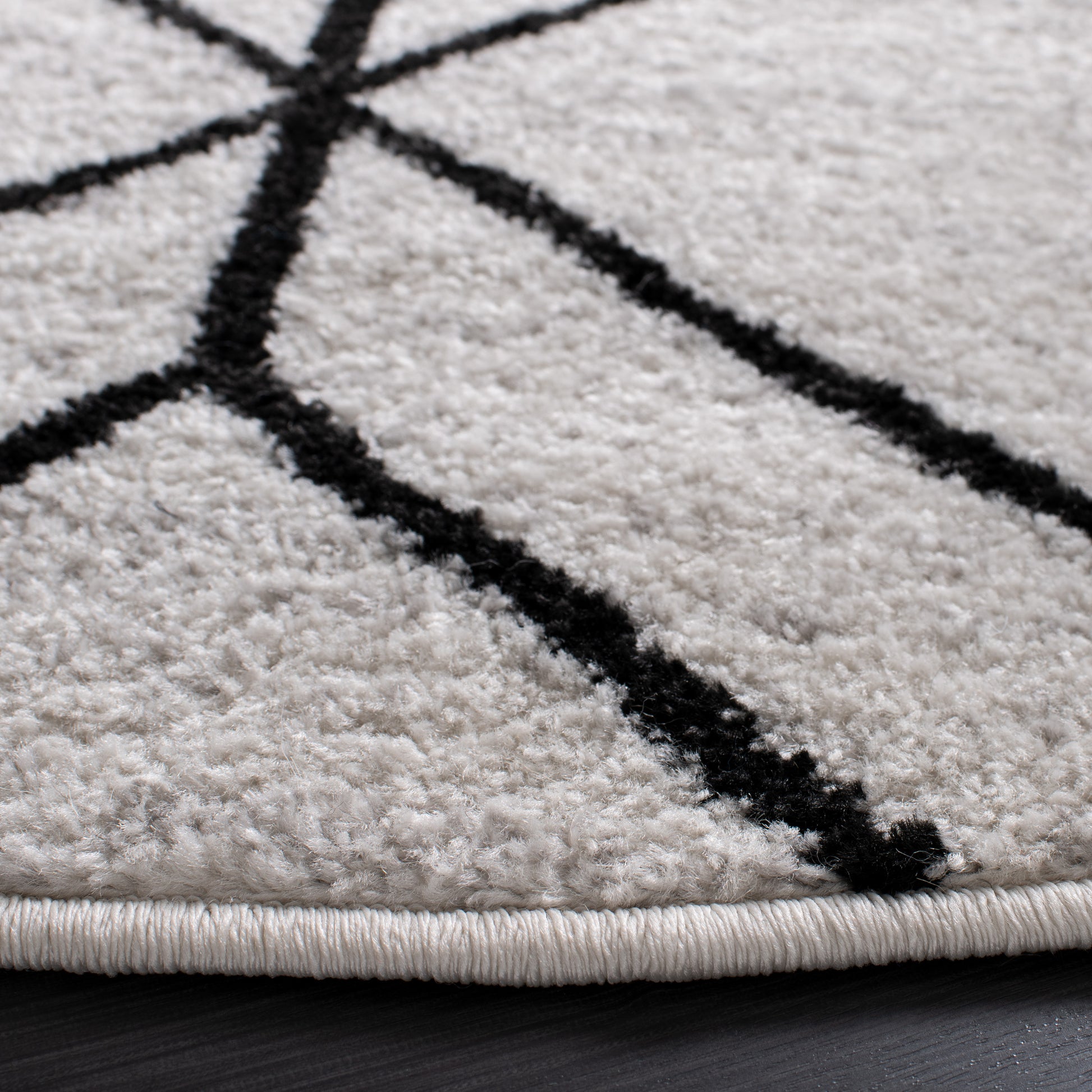 Safavieh Adirondack Adr241F Light Grey/Black Area Rug