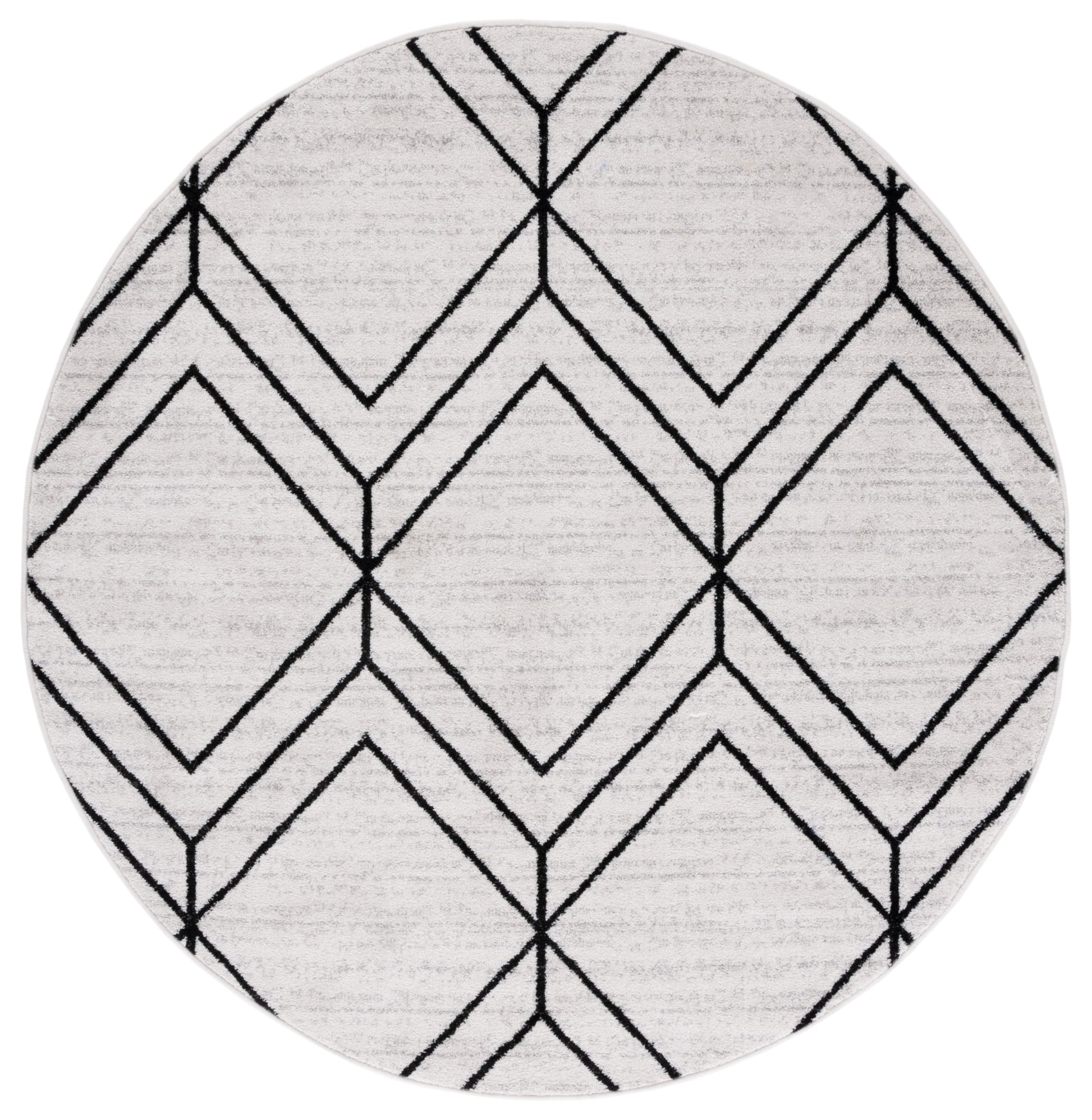 Safavieh Adirondack Adr241F Light Grey/Black Area Rug