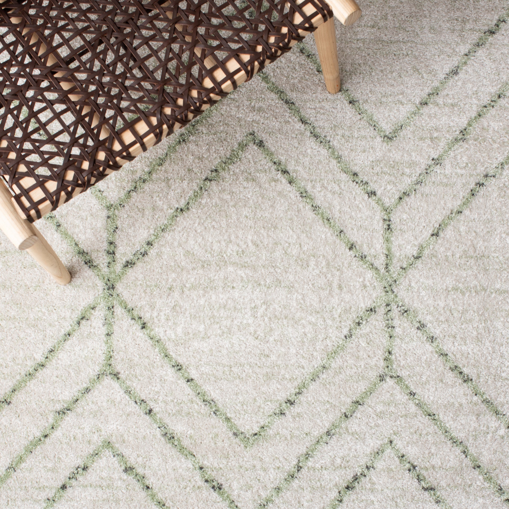 Safavieh Adirondack Adr241W Ivory/Sage Area Rug