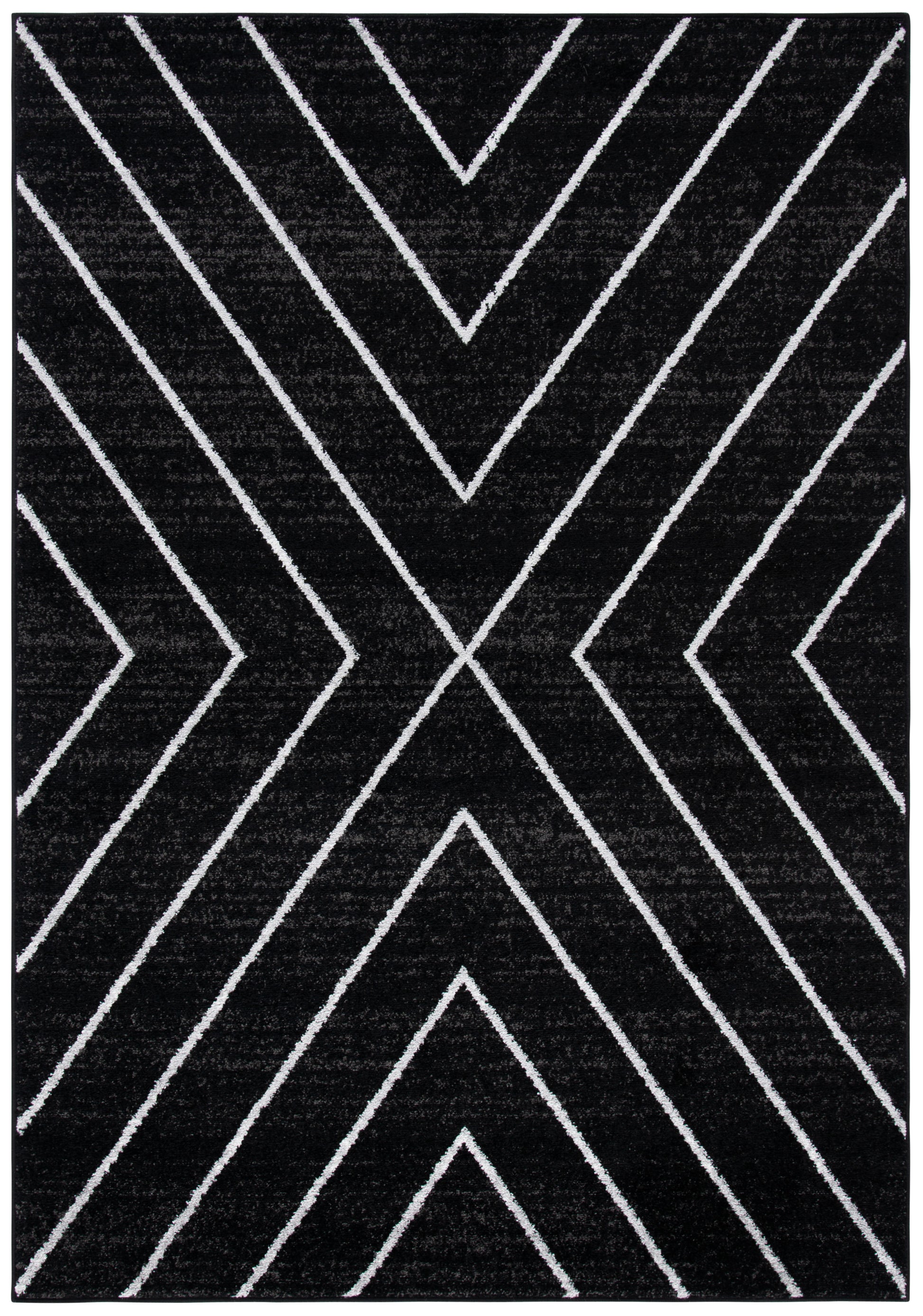 Safavieh Adirondack Adr251F Black/Light Grey Area Rug