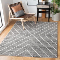 Safavieh Adirondack Adr251H Dark Grey/Ivory Area Rug