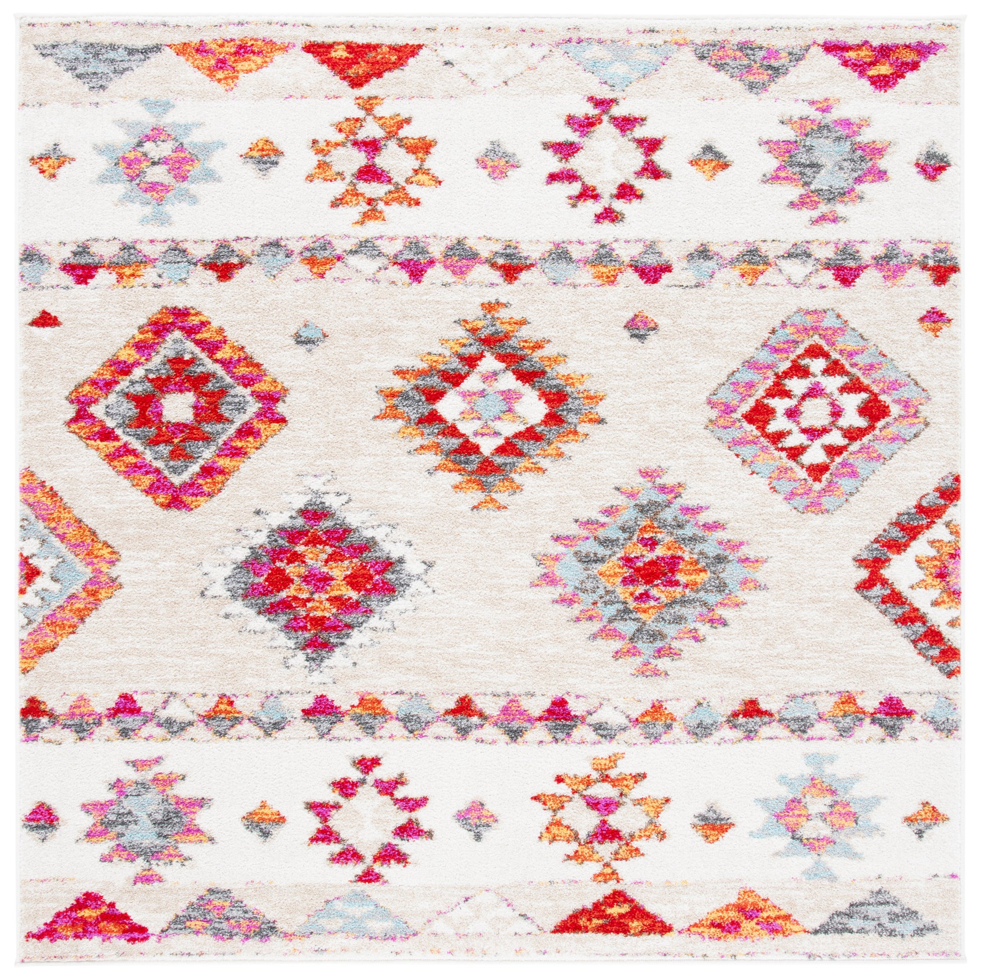 Safavieh Adirondack Adr252B Beige/Red Area Rug