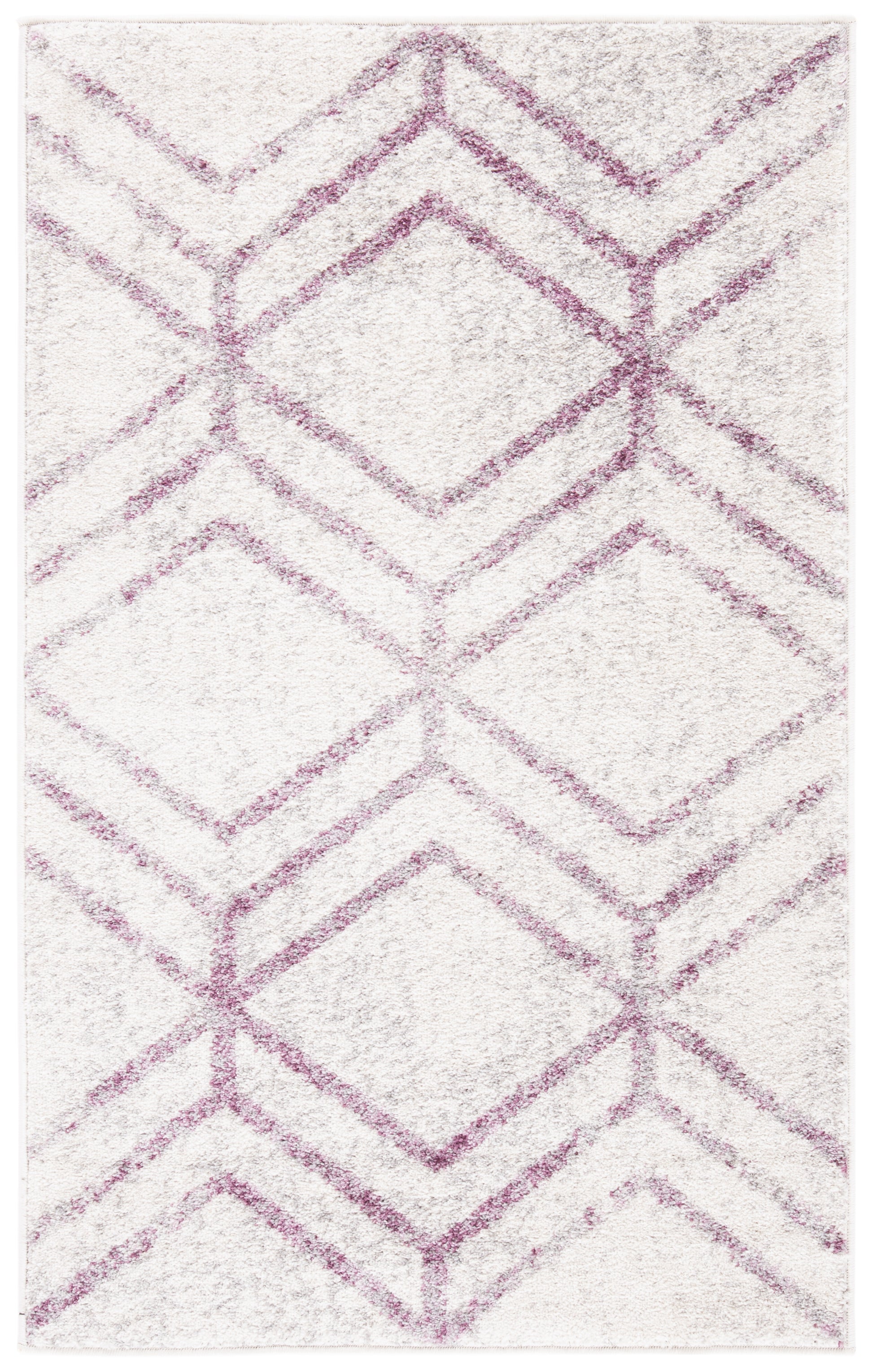 Safavieh Adirondack Adr253C Ivory/Plum Area Rug