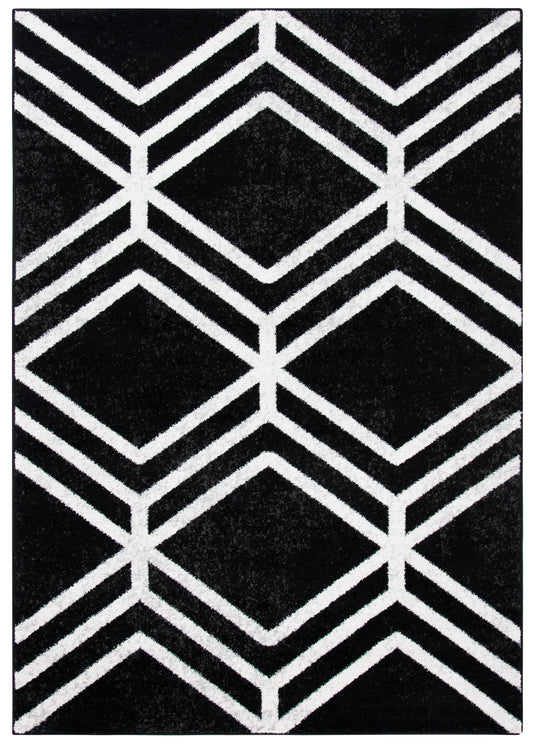 Safavieh Adirondack Adr253H Black/Ivory Area Rug