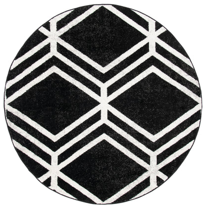 Safavieh Adirondack Adr253H Black/Ivory Area Rug