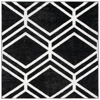 Safavieh Adirondack Adr253H Black/Ivory Area Rug