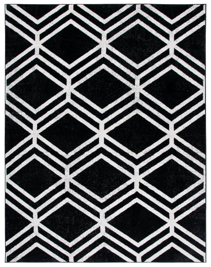 Safavieh Adirondack Adr253H Black/Ivory Area Rug