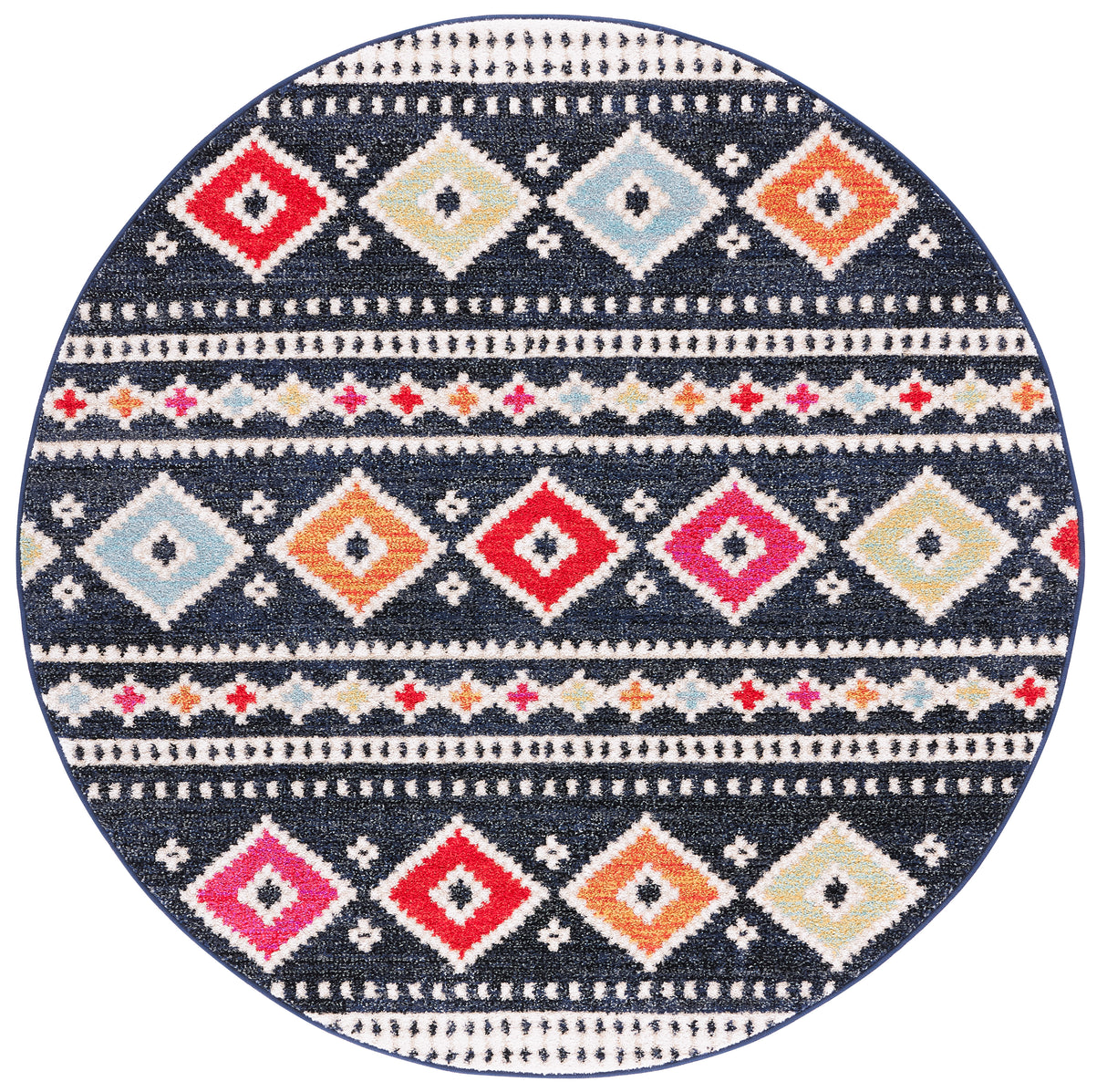 Safavieh Adirondack Adr277Z Black/Ivory Rugs.