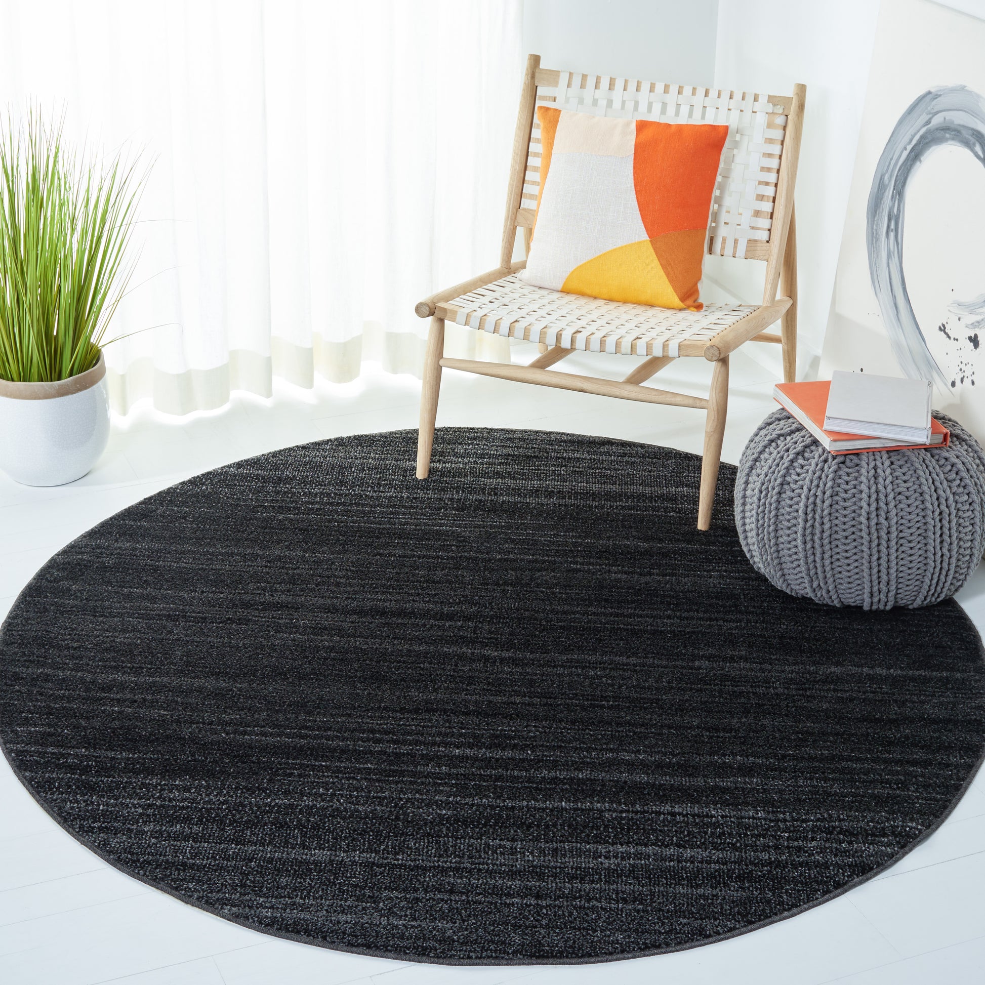 Safavieh Adirondack Adr284F Black/Grey Area Rug