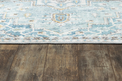 Momeni Afshar Afs32 Light Blue Area Rug