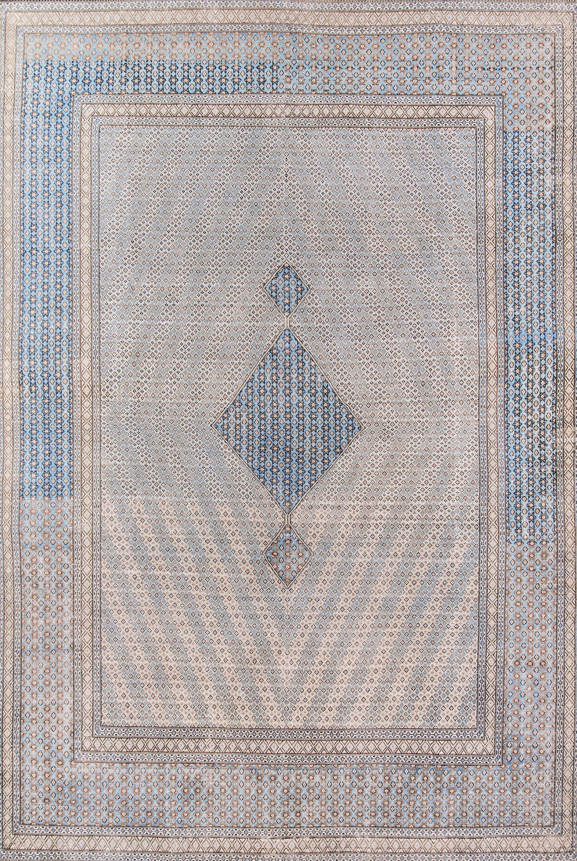 Momeni Afshar Afs34 Blue Area Rug