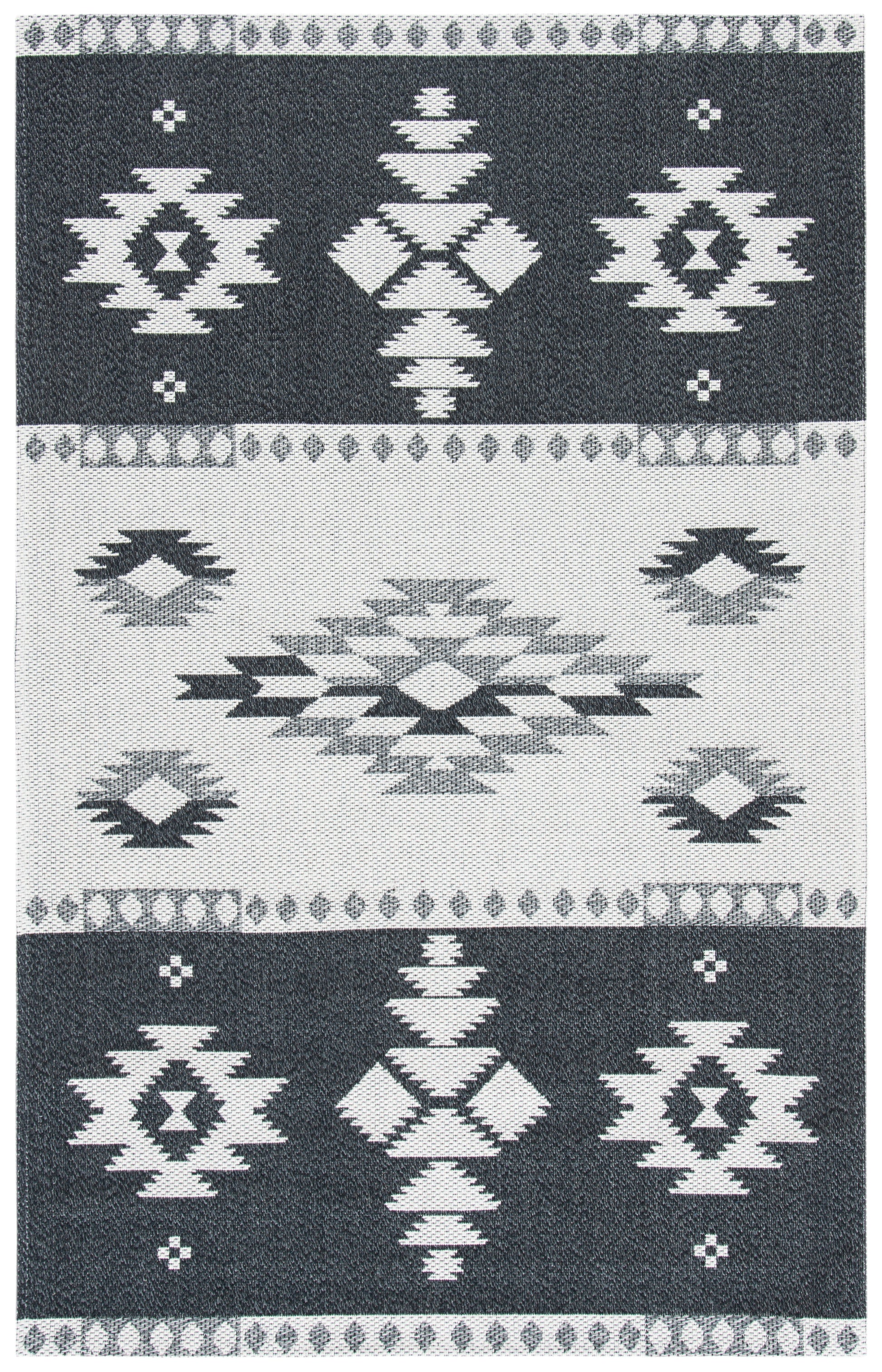 Safavieh Augustine Agt426Z Black/Light Grey Area Rug