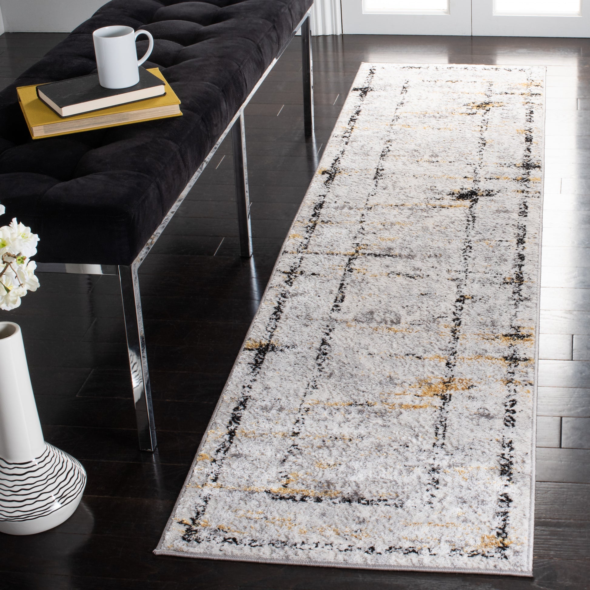 Safavieh Amelia Ala207F Grey/Gold Area Rug