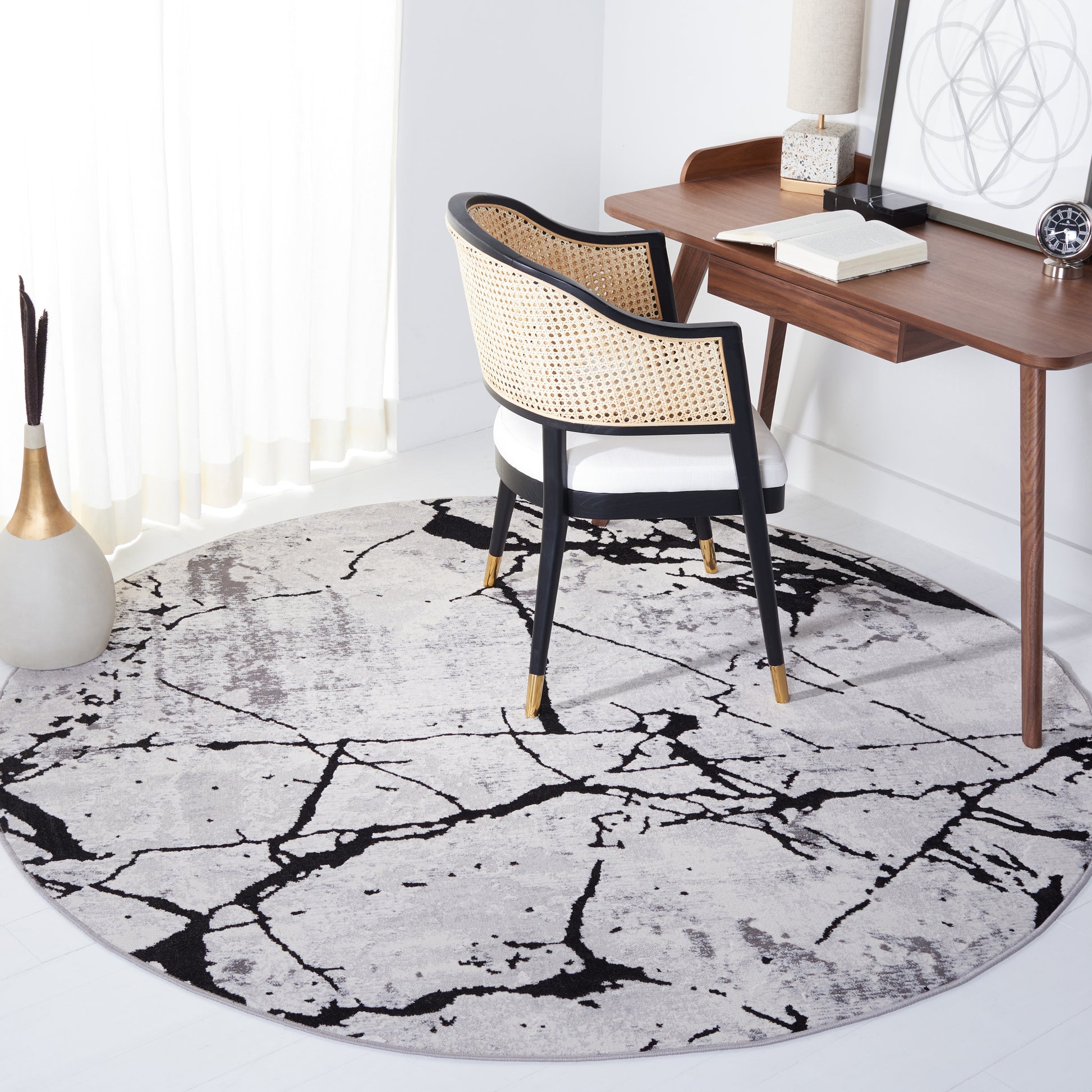 Safavieh Amelia Ala293K Grey/Black Area Rug