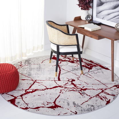 Safavieh Amelia Ala293L Grey/Red Area Rug