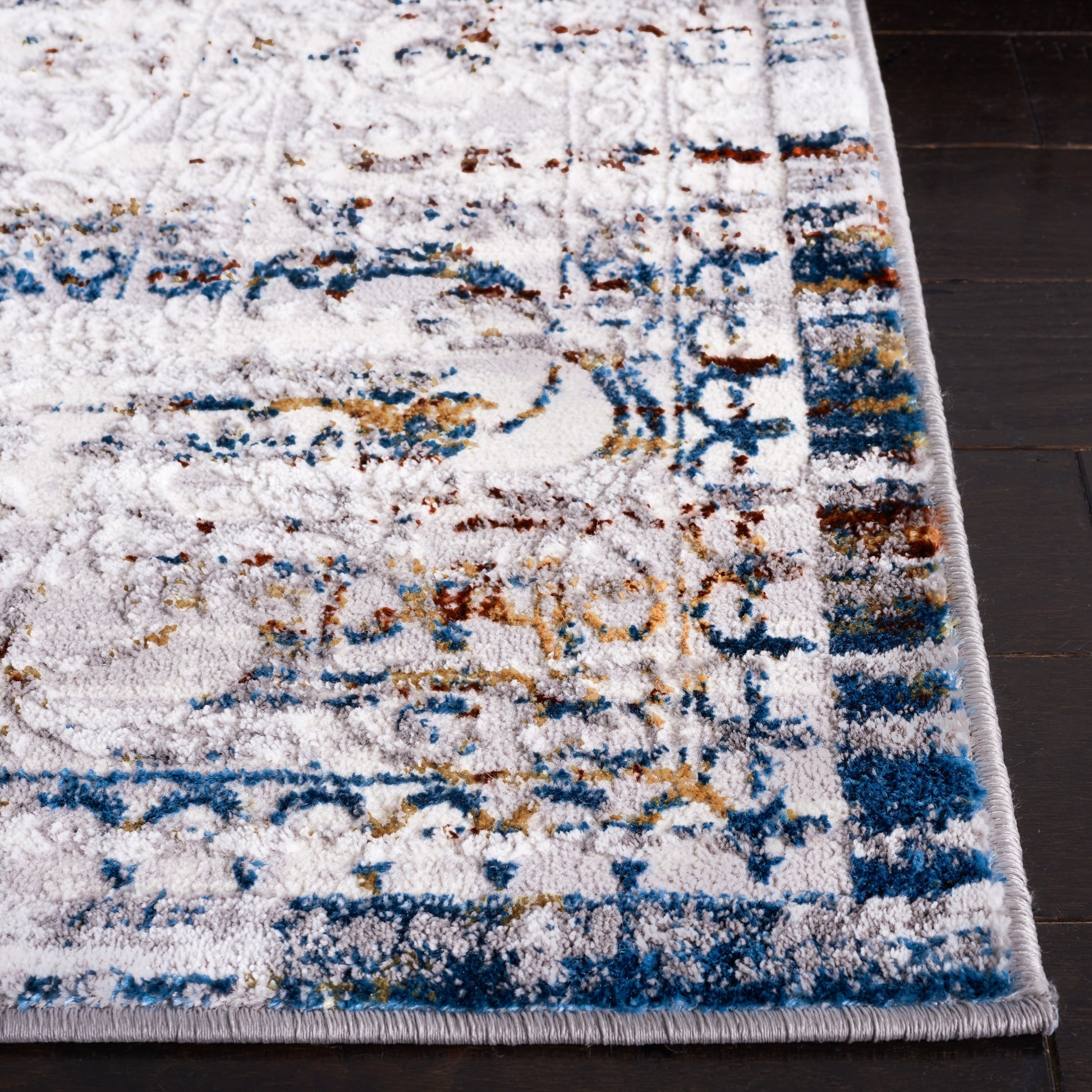 Safavieh Amelia Ala298G Grey/Blue Gold Area Rug