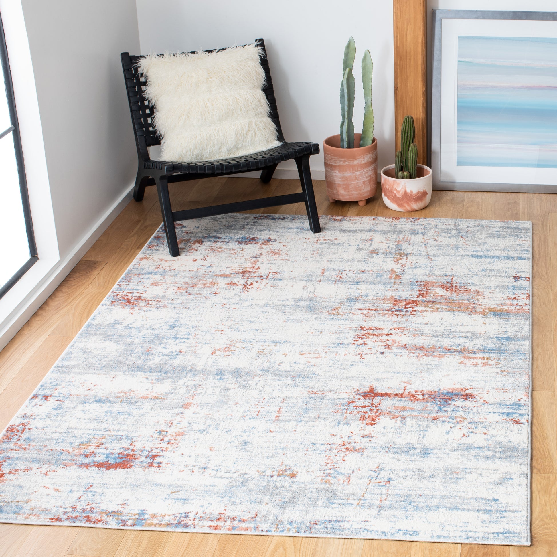 Safavieh Amelia Ala448B Ivory/Rust Area Rug