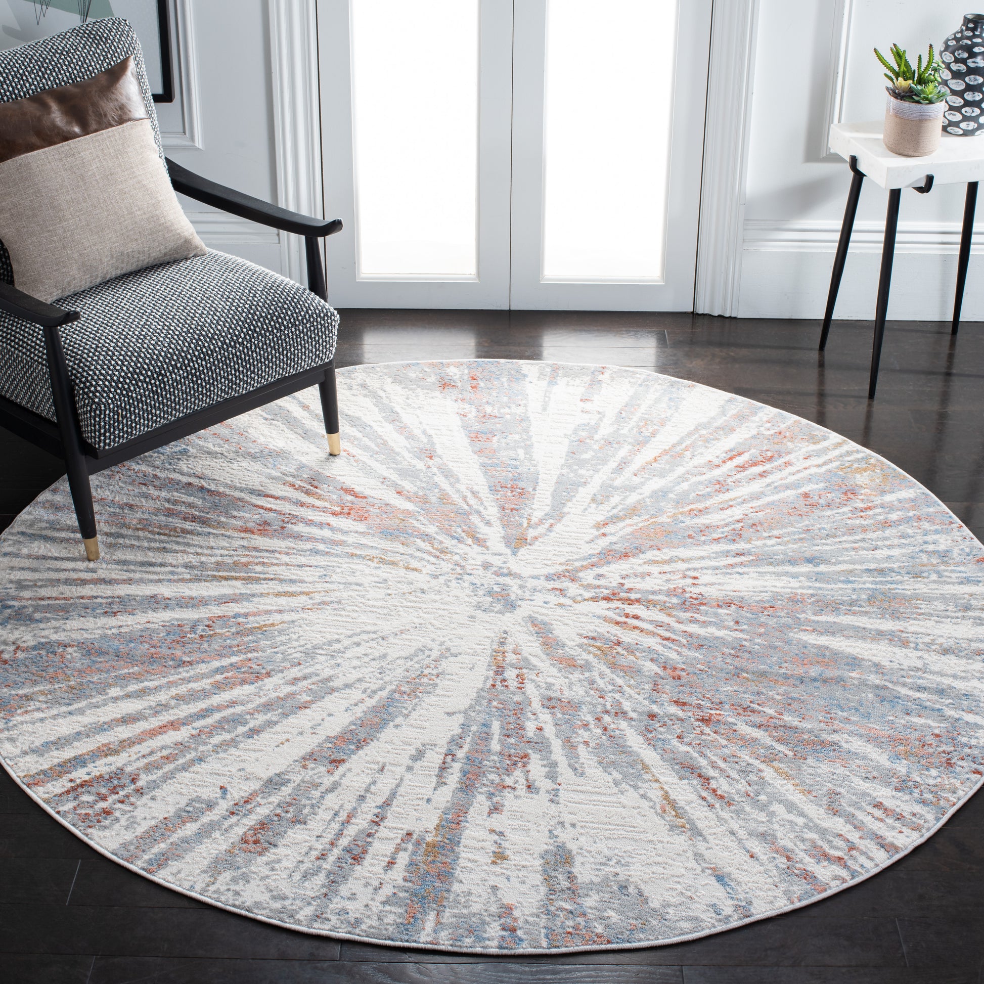 Safavieh Amelia Ala449G Grey/Rust Area Rug