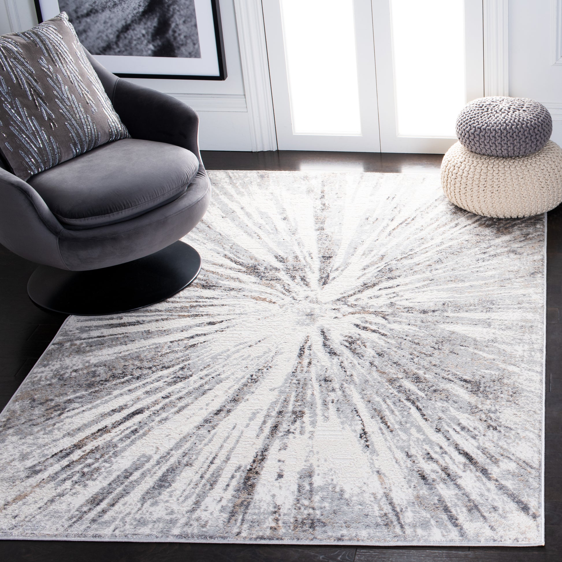 Safavieh Amelia Ala449H Grey/Gold Area Rug