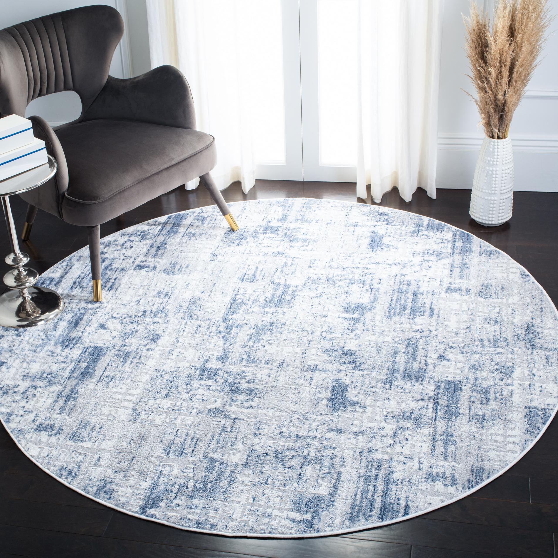 Safavieh Amelia Ala786N Navy/Light Grey Area Rug