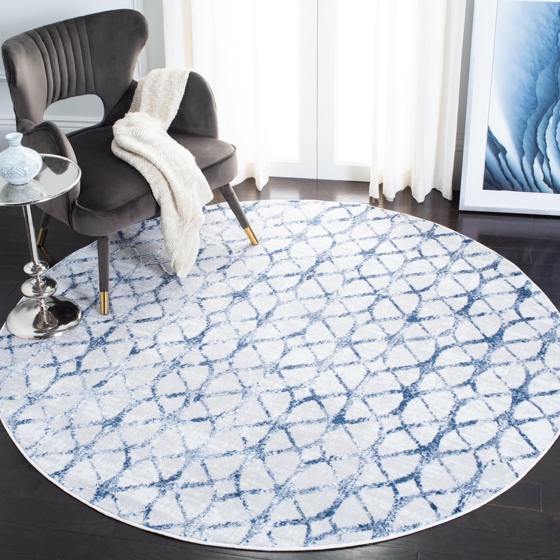 Safavieh Amelia Ala792G Grey/Navy Area Rug