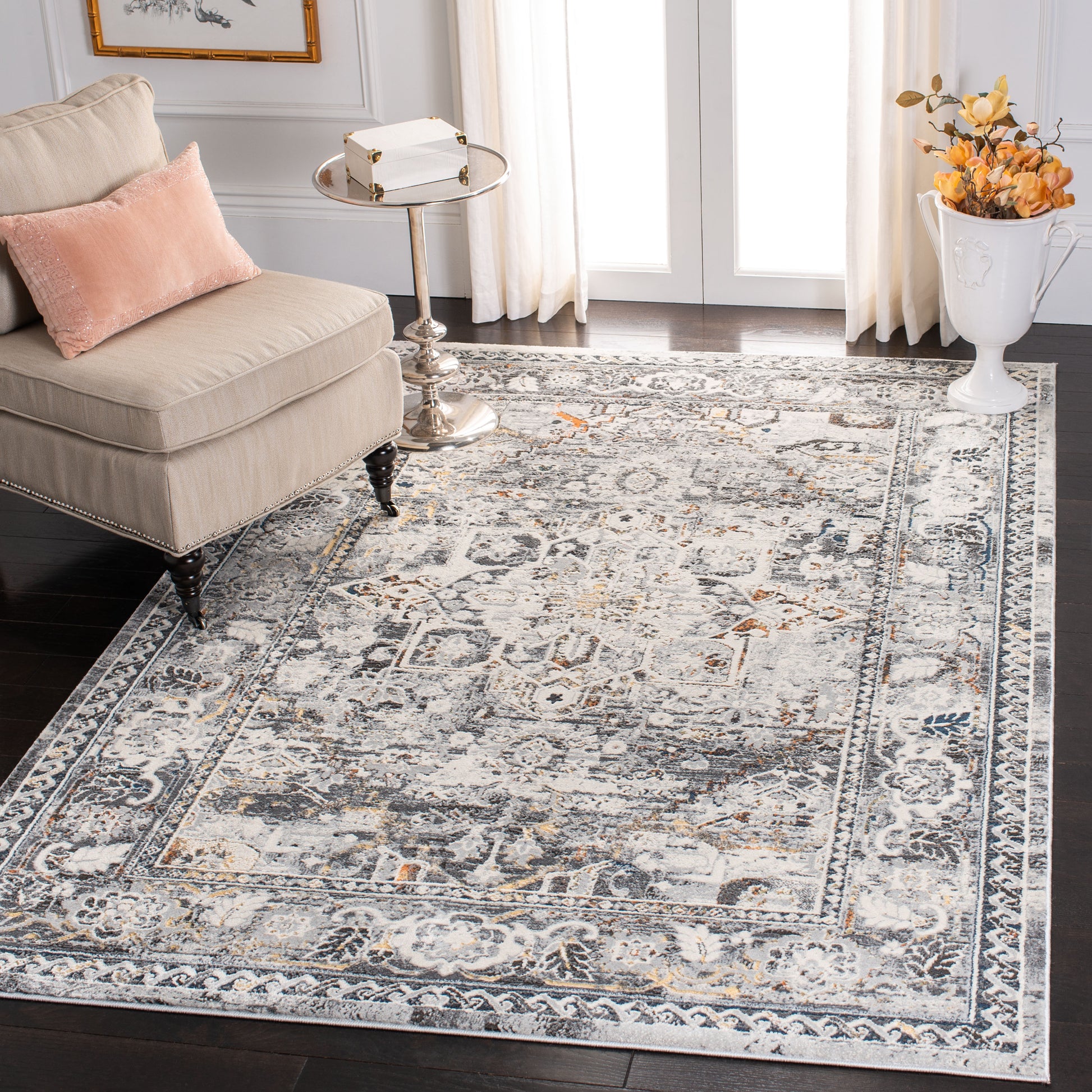 Safavieh Alhambra Alh610F Grey/Cream Area Rug