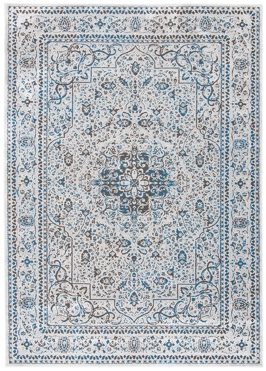 Safavieh Alhambra Alh628F Light Grey/Navy Area Rug