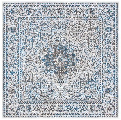 Safavieh Alhambra Alh628F Light Grey/Navy Area Rug