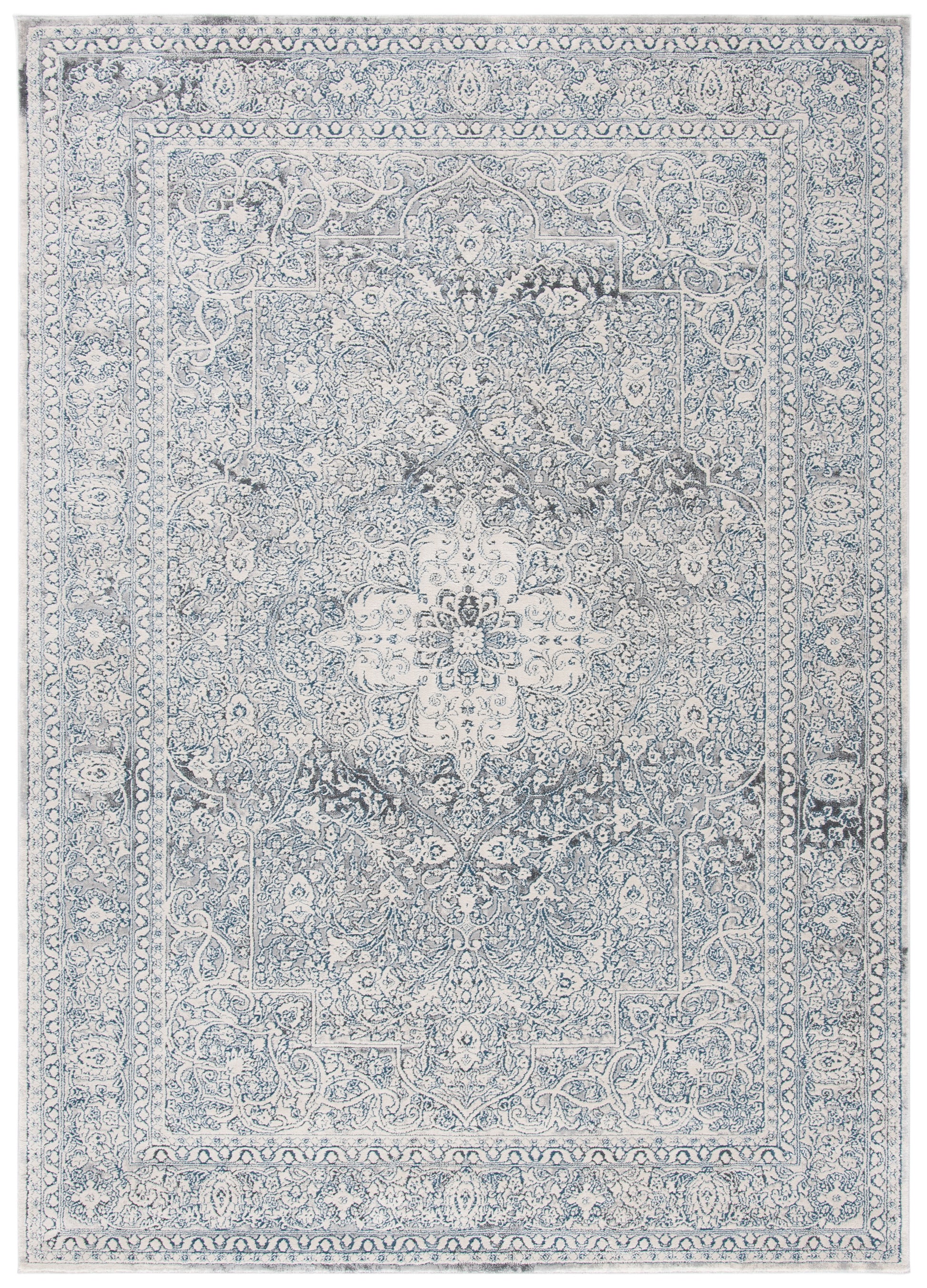 Safavieh Alhambra Alh628M Cream/Blue Area Rug