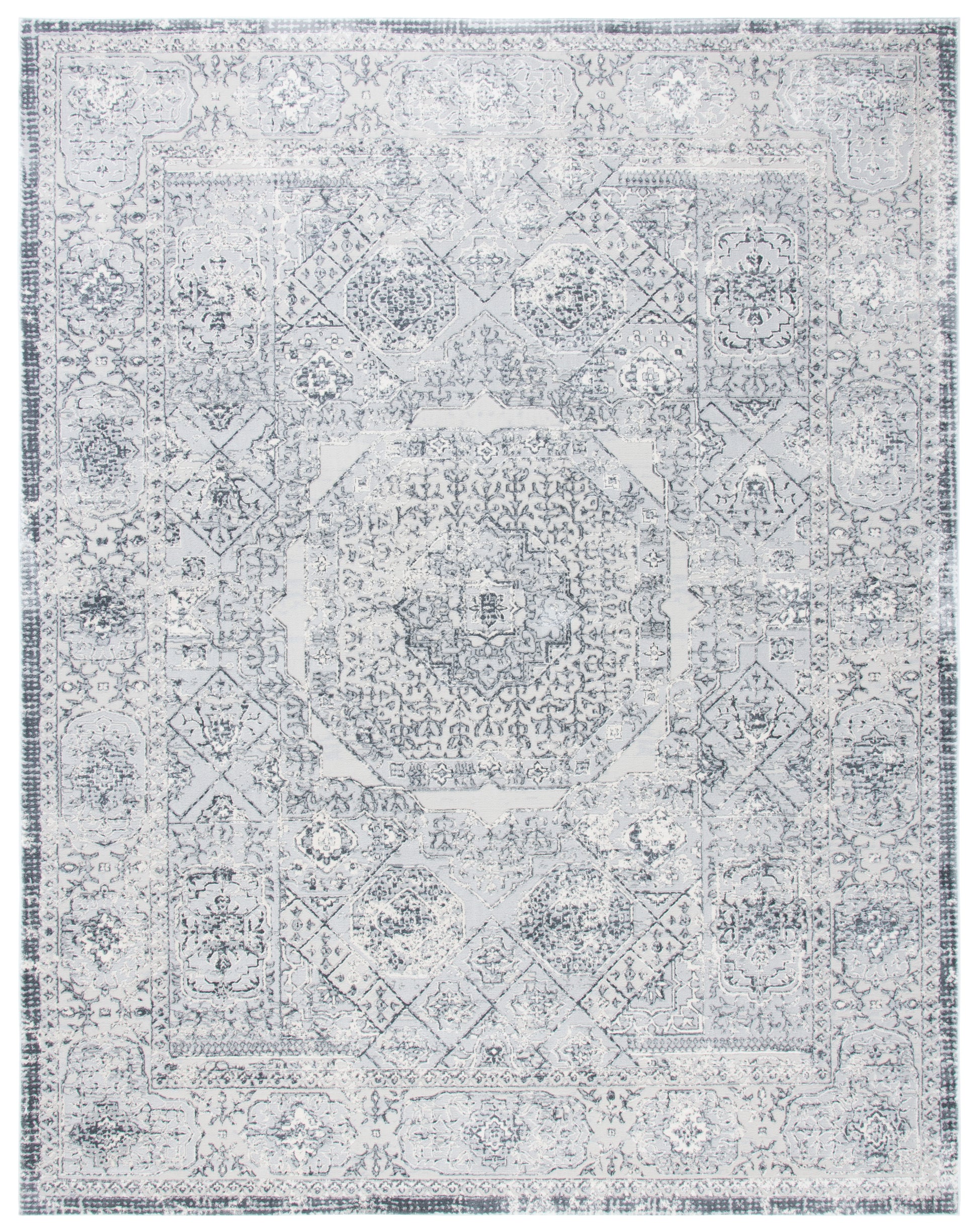 Safavieh Alhambra Alh629F Dark Grey/Grey Area Rug