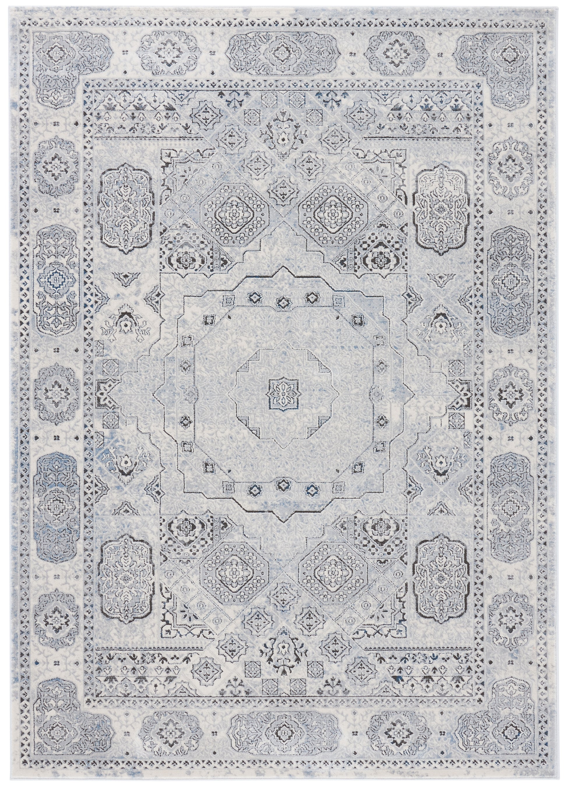 Safavieh Alhambra Alh629K Ivory/Grey Area Rug