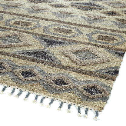 Kaleen Alejandra Alj97-44 Natural, Gray, Silver, Spa Area Rug