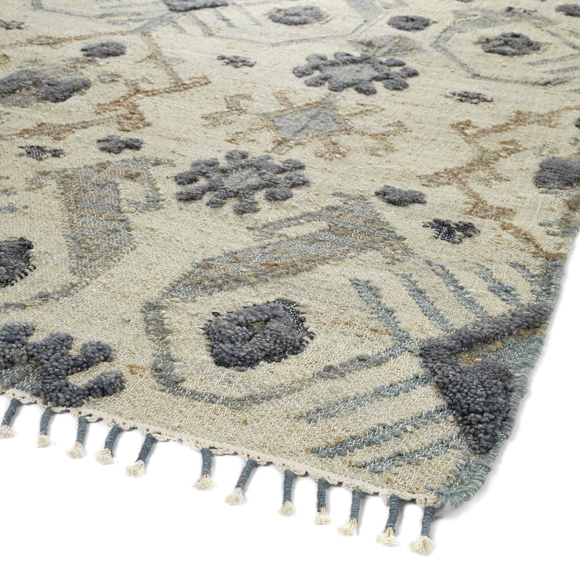 Kaleen Alejandra Alj99-44 Natural, Gray, Silver, Spa Area Rug