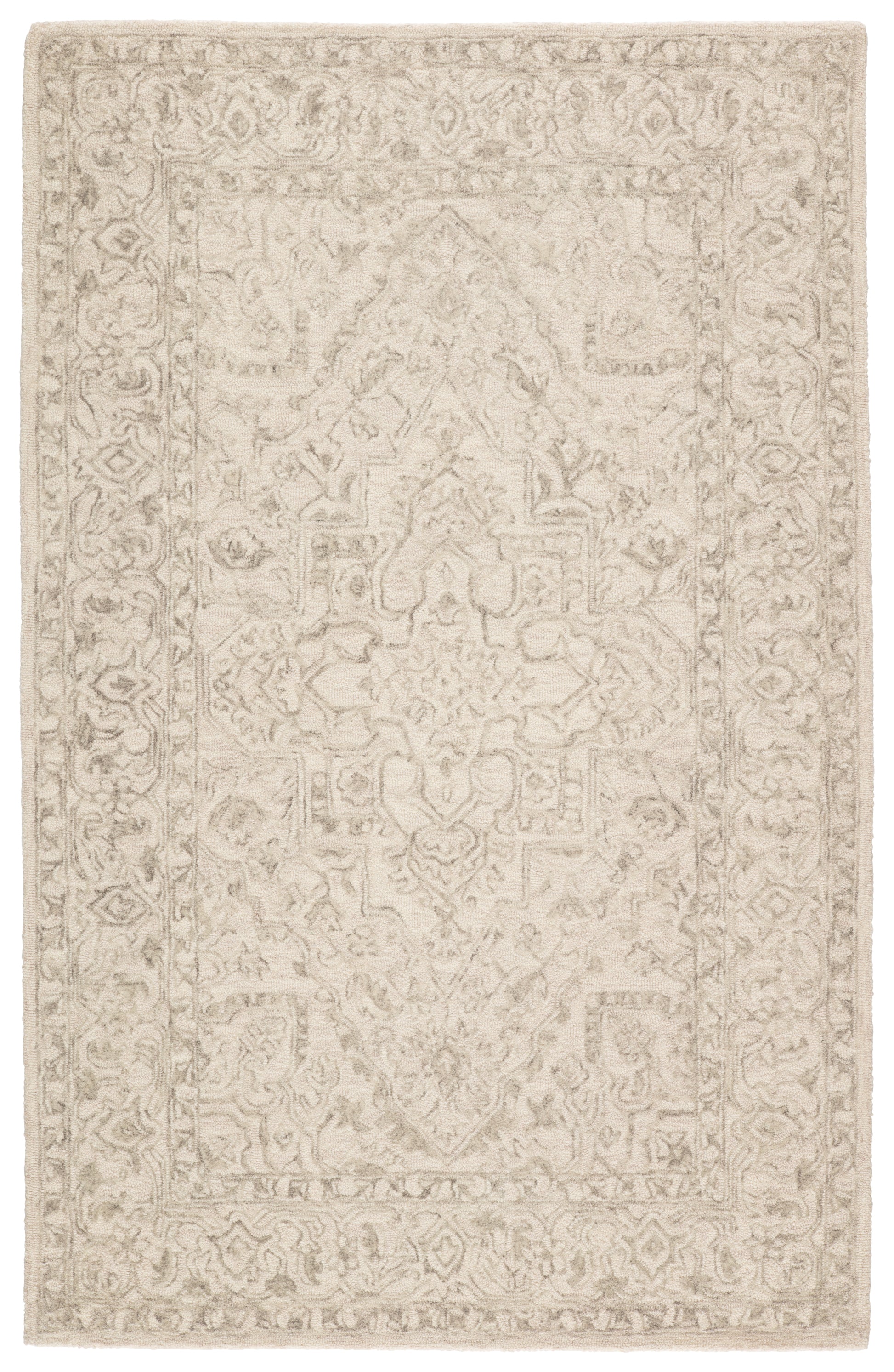 Jaipur Almira Lena Alr03 Light Gray/Cream Area Rug