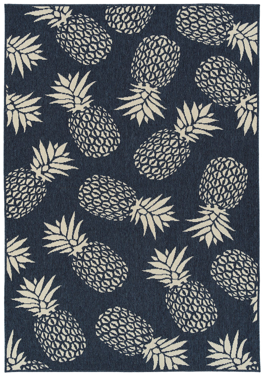 Kaleen Amalie Aml16-22 Navy, Ivory Area Rug