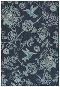 Kaleen Amalie Aml17-22 Navy, Ivory Area Rug