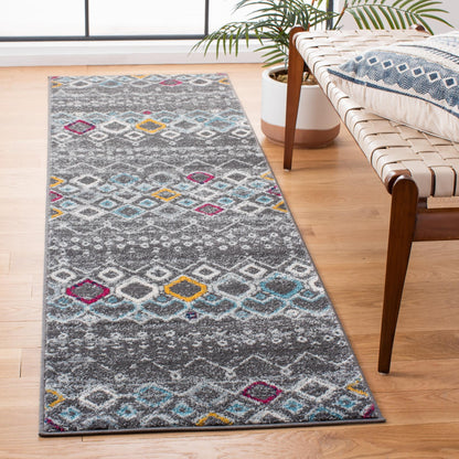 Safavieh Amsterdam Ams108H Dark Grey/Ivory Area Rug