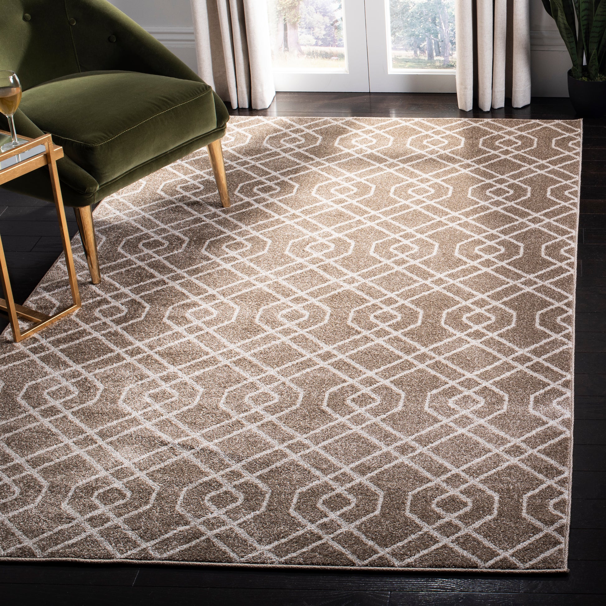 Safavieh Amherst Amt407S Wheat/Beige Area Rug