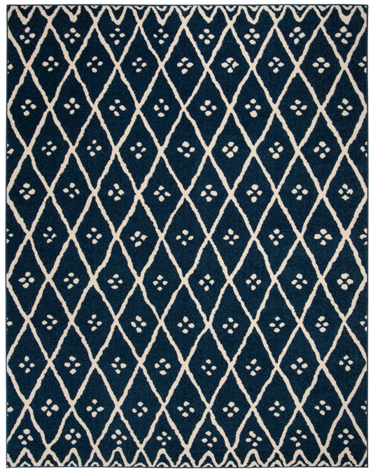 Safavieh Amherst Amt442N Blue/Creme Area Rug