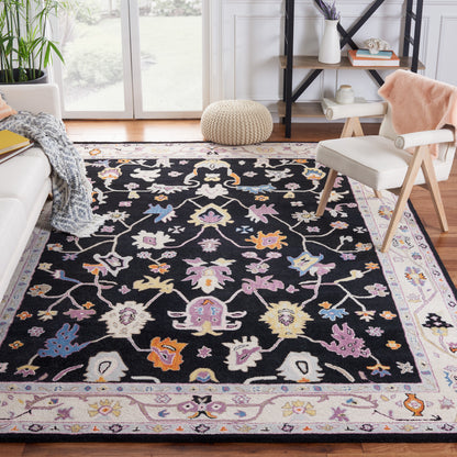 Safavieh Anatolia An513Z Black/Ivory Area Rug