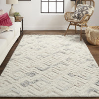 Feizy Anica 8004F Ivory/Blue Area Rug