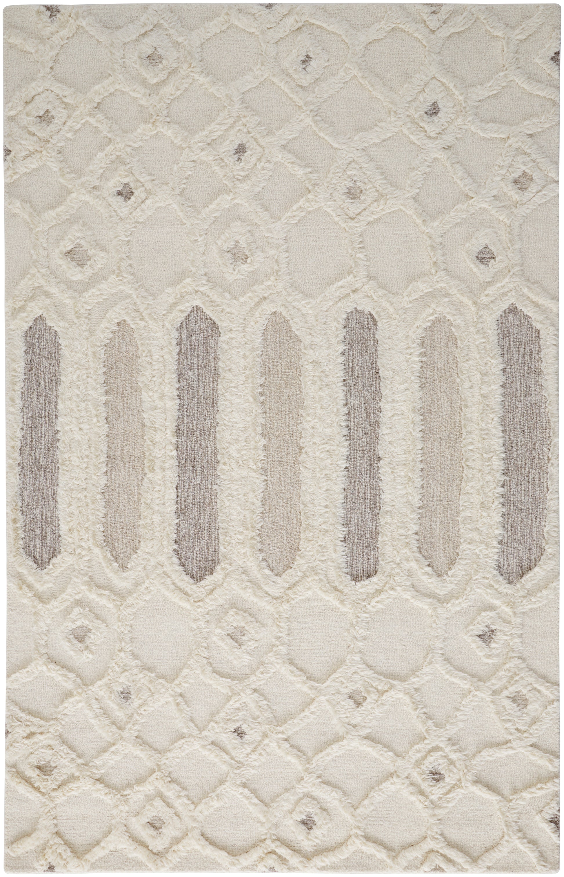 Feizy Anica 8013F Ivory/Taupe Area Rug