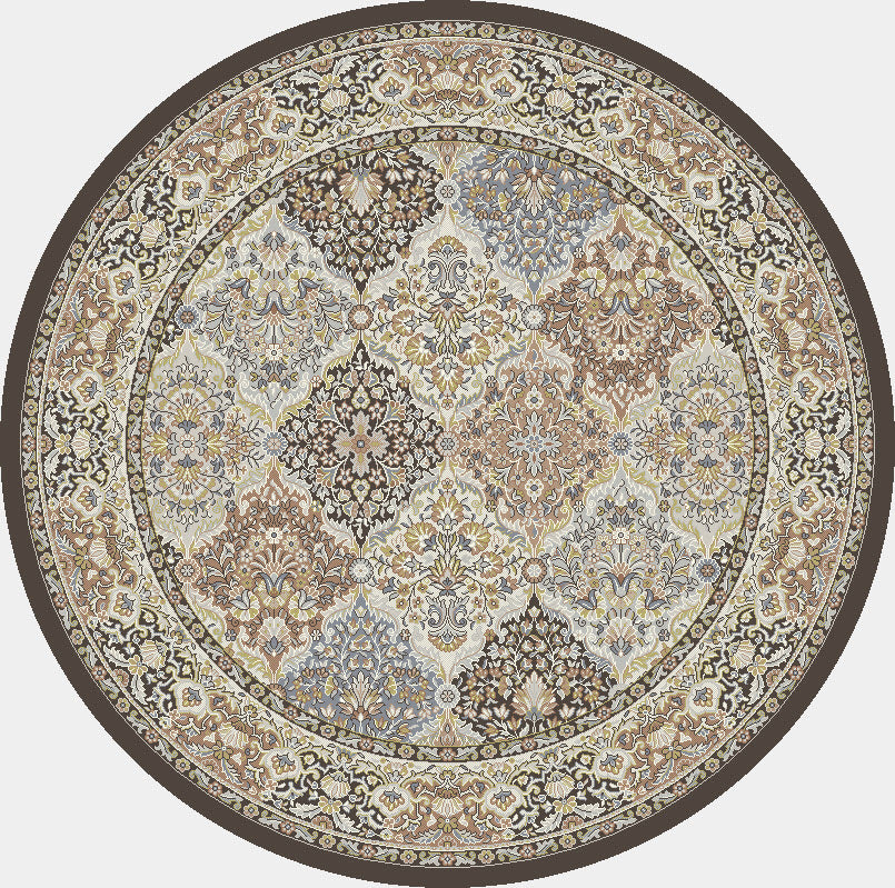 Dynamic Rugs Ancient Garden 57008 Brown/Blue Area Rug