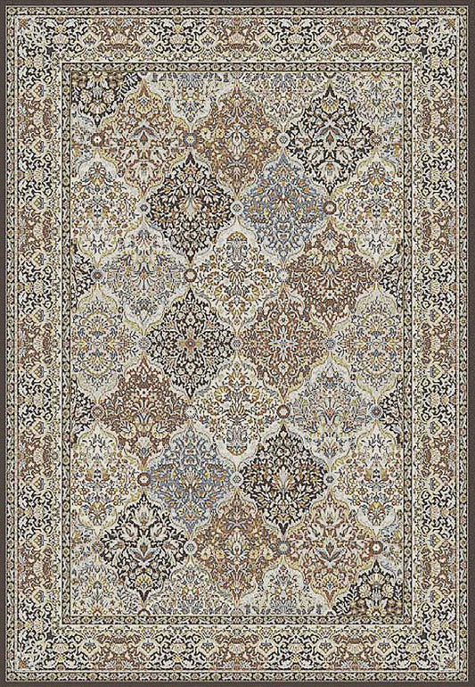 Dynamic Rugs Ancient Garden 57008 Brown/Blue Area Rug