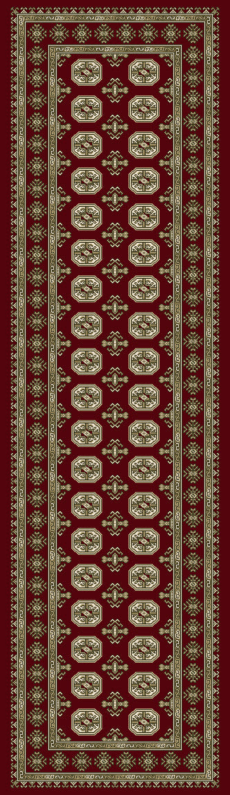 Dynamic Rugs Ancient Garden 57102 Red/Beige Area Rug