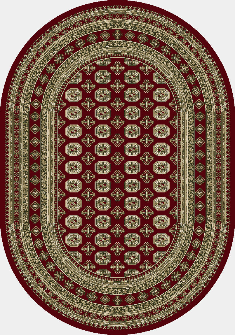 Dynamic Rugs Ancient Garden 57102 Red/Beige Area Rug