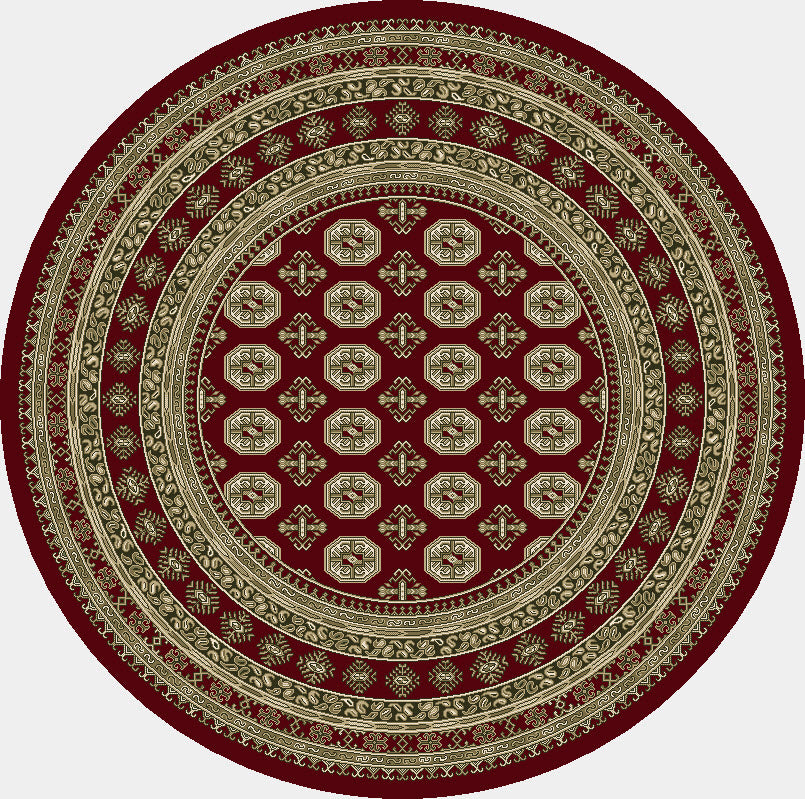 Dynamic Rugs Ancient Garden 57102 Red/Beige Area Rug