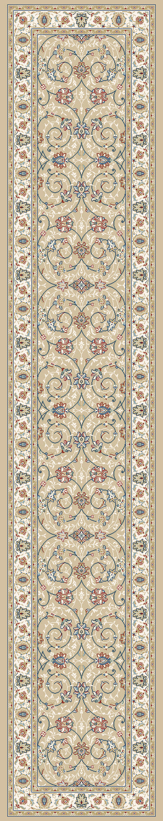 Dynamic Rugs Ancient Garden 57120 Beige/Light Blue Area Rug