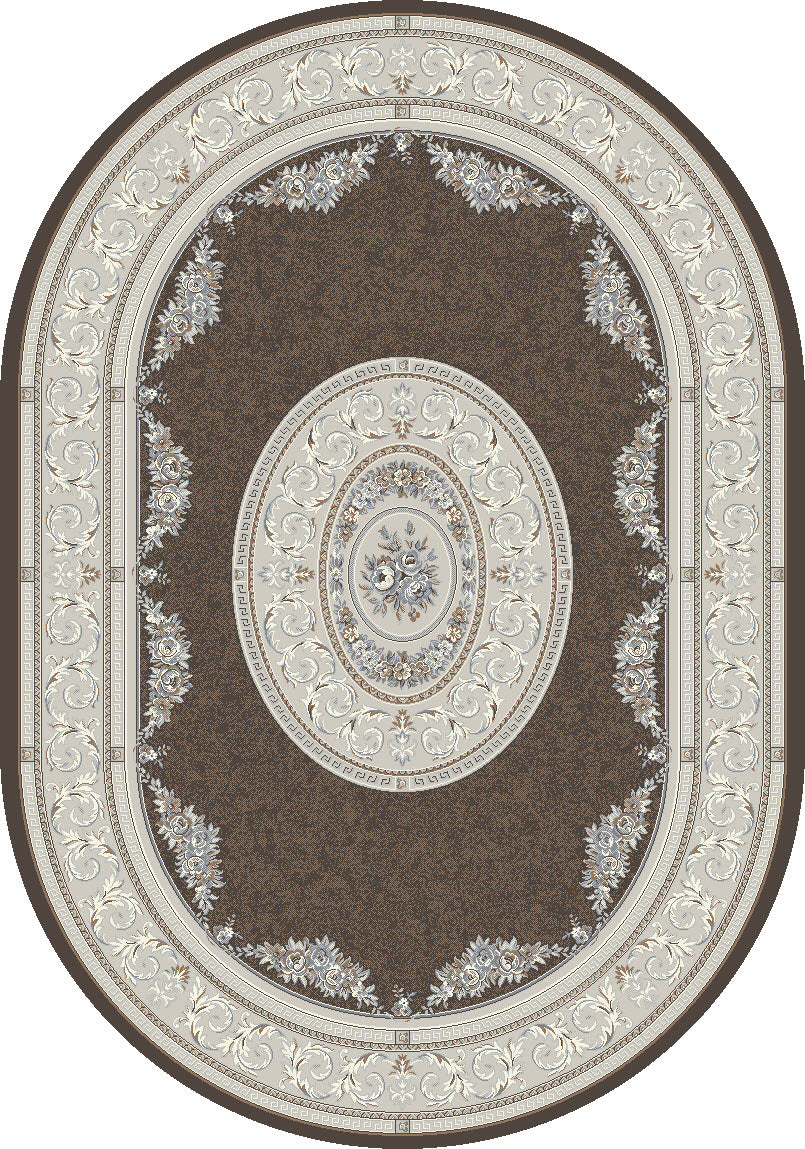 Dynamic Rugs Ancient Garden 57226 Brown/Cream Area Rug