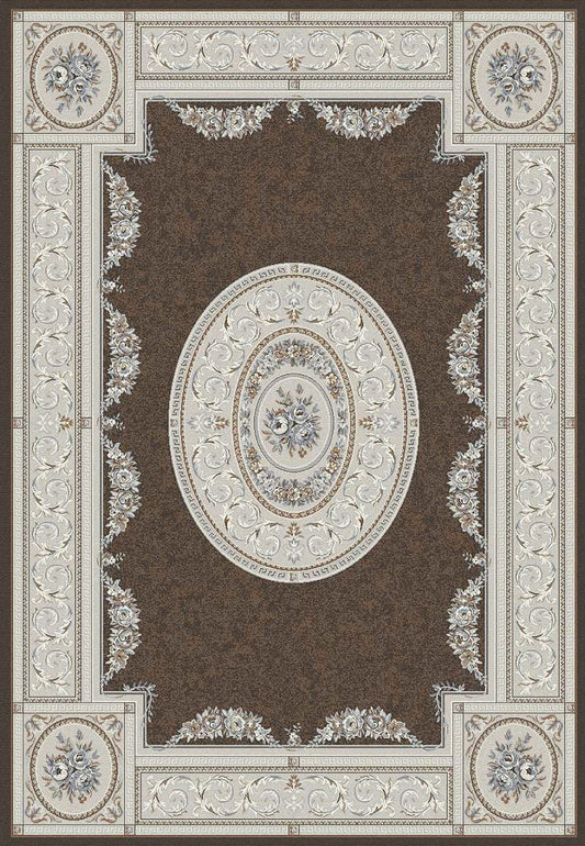 Dynamic Rugs Ancient Garden 57226 Brown/Cream Area Rug